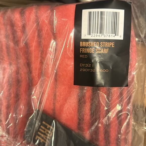 Plaid Brushed Fringe Scarf - Picture 7 of 7